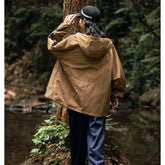 Unisex Jacket Shell Jacket Loose Hooded Coat Men's and Women's Four-Bag Mechanical Style Jacket